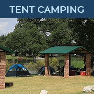 tent camping at Possum Kingdom Lake